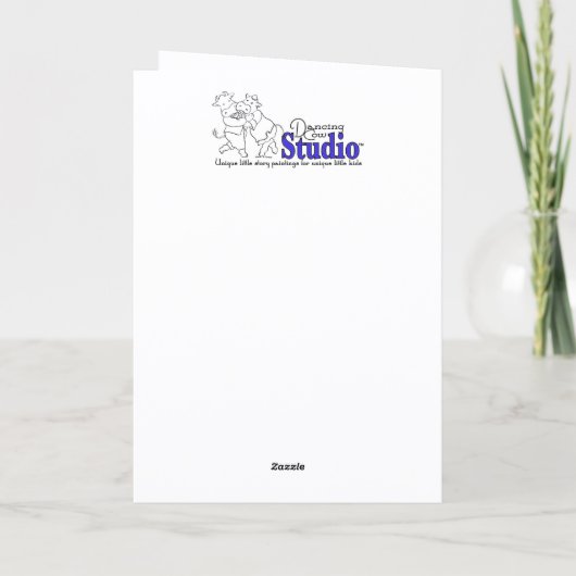 Bee Skep Blank Notecard カード (裏面)