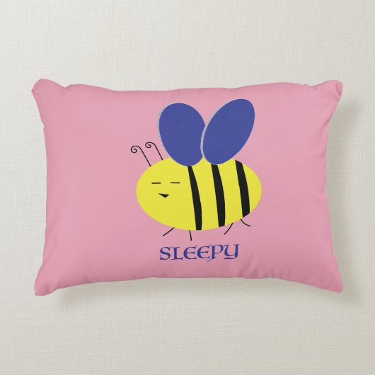 Bee Sleepy アクセントクッション (正面)