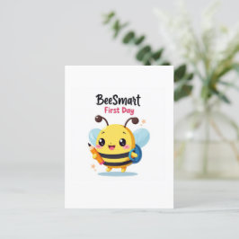 Bee‑Smart はじめての学校ポストカード ポストカード