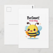 Bee‑Smart はじめての学校ポストカード ポストカード (正面/裏面)