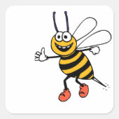 Bee Sticker スクエアシール (正面)