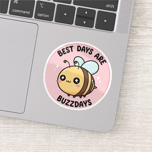 Bee Sticker – Cute Kawaii Bumblebee シール (詳細)