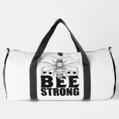 Bee Strong Honeycomb Graphic ダッフルバッグ (裏面)