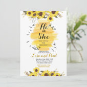 Bee Sunflower He or Her Genderが招待状 招待状 (スタンド正面)