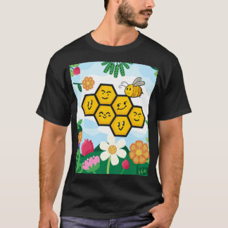 Bee swarmシミュレータ – 自然グラフィック tシャツ
