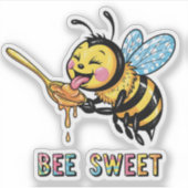 Bee Sweet ステッカー シール (正面)