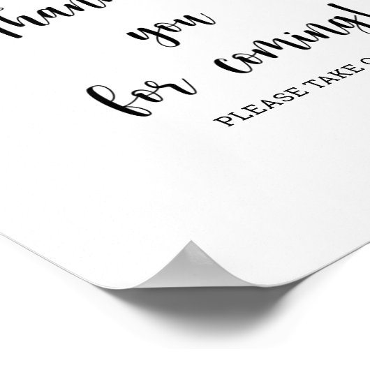 Bee \ Thank you 来 of ポスター (角)