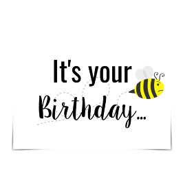 「BEE Thanks You 得 A Card」クランキービー誕生日 カード