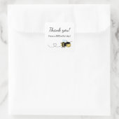 Bee Thanks You Have Beutiful (Beautiful) Day スクエアシール (バッグ)