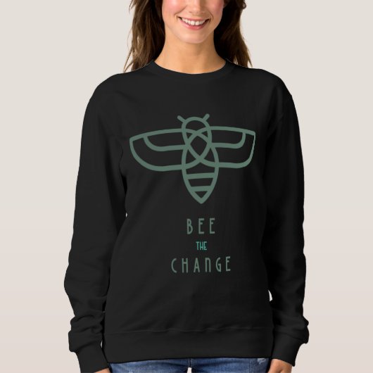 Bee the change  Bee graphic tops casual スウェットシャツ (正面)