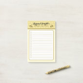 Bee Theme Honey Do List Sticky Notes ポストイット (デスク上)