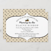 Bee Themed – ベビーシャワー招待状- Mommy to Bee 招待状 (正面/裏面)