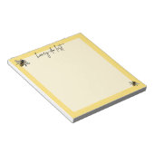 Bee Themed Honey-Do To Do List Notepad ノートパッド (アングル)