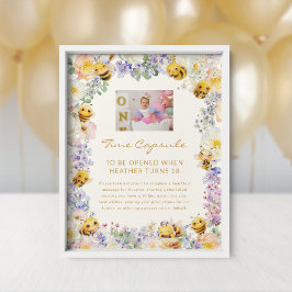 Bee Timeカプセル標識 ポスター