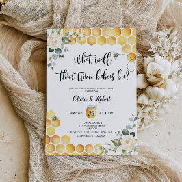 Bee twinsジェンダーが招待を明らかにする 招待状