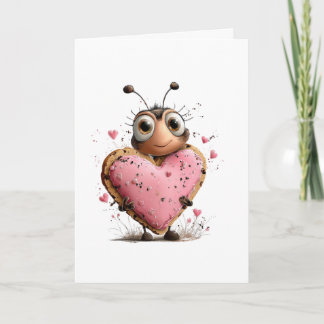 Bee Valentine's Day Card カード