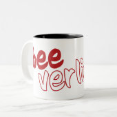 bee verliebt ツートーンマグカップ (正面左)