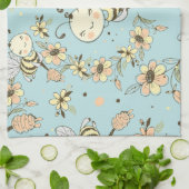 Bee Wall Decor キッチンタオル (折り畳み)