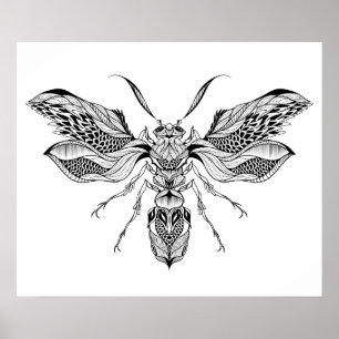 Bee-Wasp Tattoo 2 ポスター