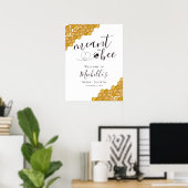 Bee Welcome Signのブライダルシャワー ポスター (ホームオフィス)