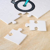 Bee with Bicycle ジグソーパズル (側面)