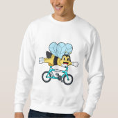 Bee with Bicycle スウェットシャツ (正面)