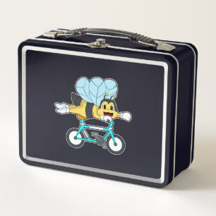 Bee with Bicycle メタルランチボックス