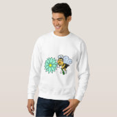 Bee with Flower.PNG スウェットシャツ (正面フル)