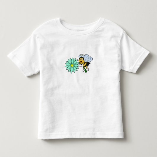 Bee with Flower.PNG トドラーTシャツ (正面)