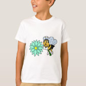 Bee with Flower.PNG Tシャツ (正面)