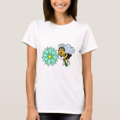Bee with Flower.PNG Tシャツ (正面)