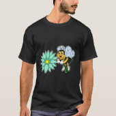 Bee with Flower.PNG Tシャツ (正面)