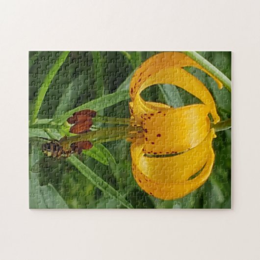 Bee with Lily Puzzle ジグソーパズル (横)