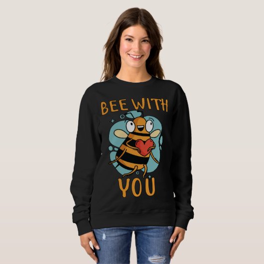 Bee With You Bee Beekeeping Partner スウェットシャツ (正面フル)