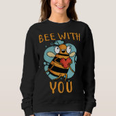 Bee With You Bee Beekeeping Partner スウェットシャツ (正面)