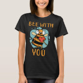 Bee With You Bee Beekeeping Partner Tシャツ (正面)