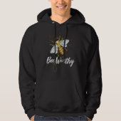 Bee Worthy Bumble Bee Design パーカ (正面)