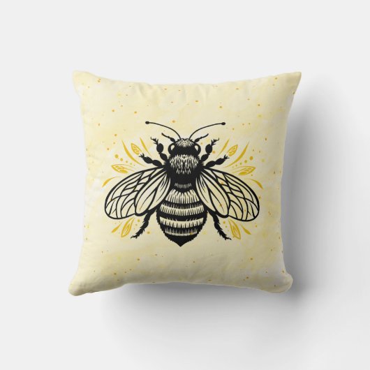 Bee-yond Beautiful クッション (裏面)