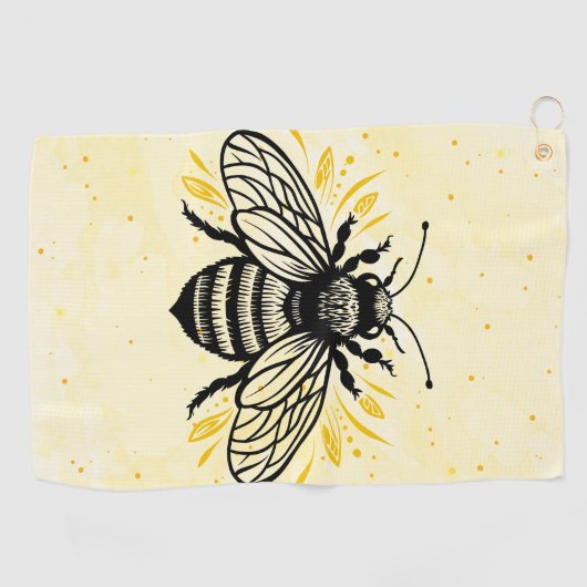 Bee-yond Beautiful Golf Towel ゴルフタオル (横)