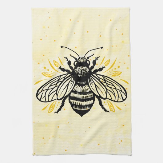 Bee-yond Beautiful Kitchen Towels キッチンタオル (縦)