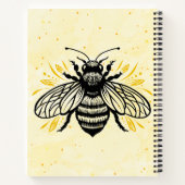Bee-yond Beautiful Spiral Notebook ノートブック (裏面)