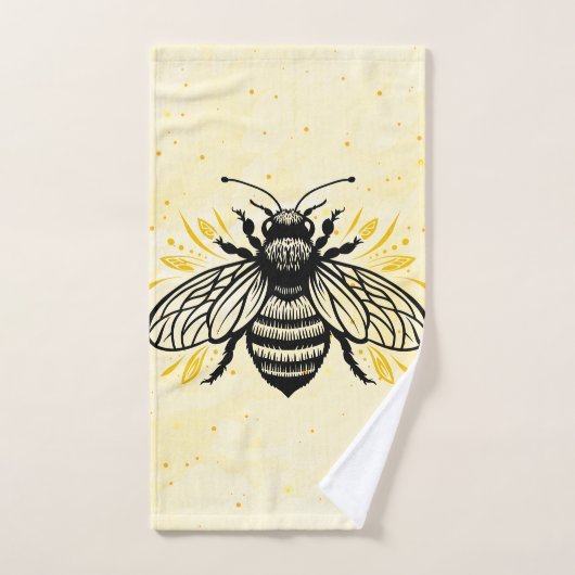 Bee-yond Beautiful Towel ハンドタオル (ハンドタオル)