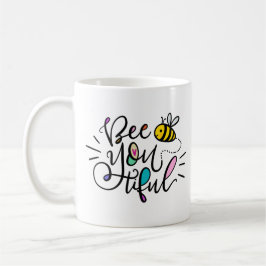 Bee-YOU-Healy hand lettered コーヒーマグカップ