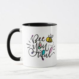 Bee-YOU-Healy hand lettered マグカップ