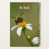 Bee Your Kind Beauty Wild Honey Bee Note ノートブック (裏面)