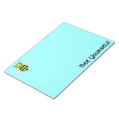 「Bee Yourself」メモ帳 ノートパッド (アングル)