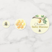 BeeBabyシャワー紙吹雪 コンフェッティ (裏面)