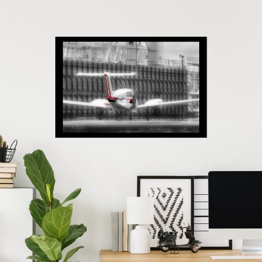 Beech Duchess 76 ポスター (ホームオフィス)