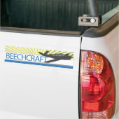 Beechcraftの航空機 バンパーステッカー (トラック上)