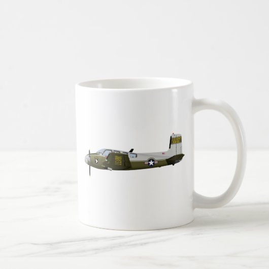 Beechcraft L-23 U-8のセミノル語456456 コーヒーマグカップ (右)